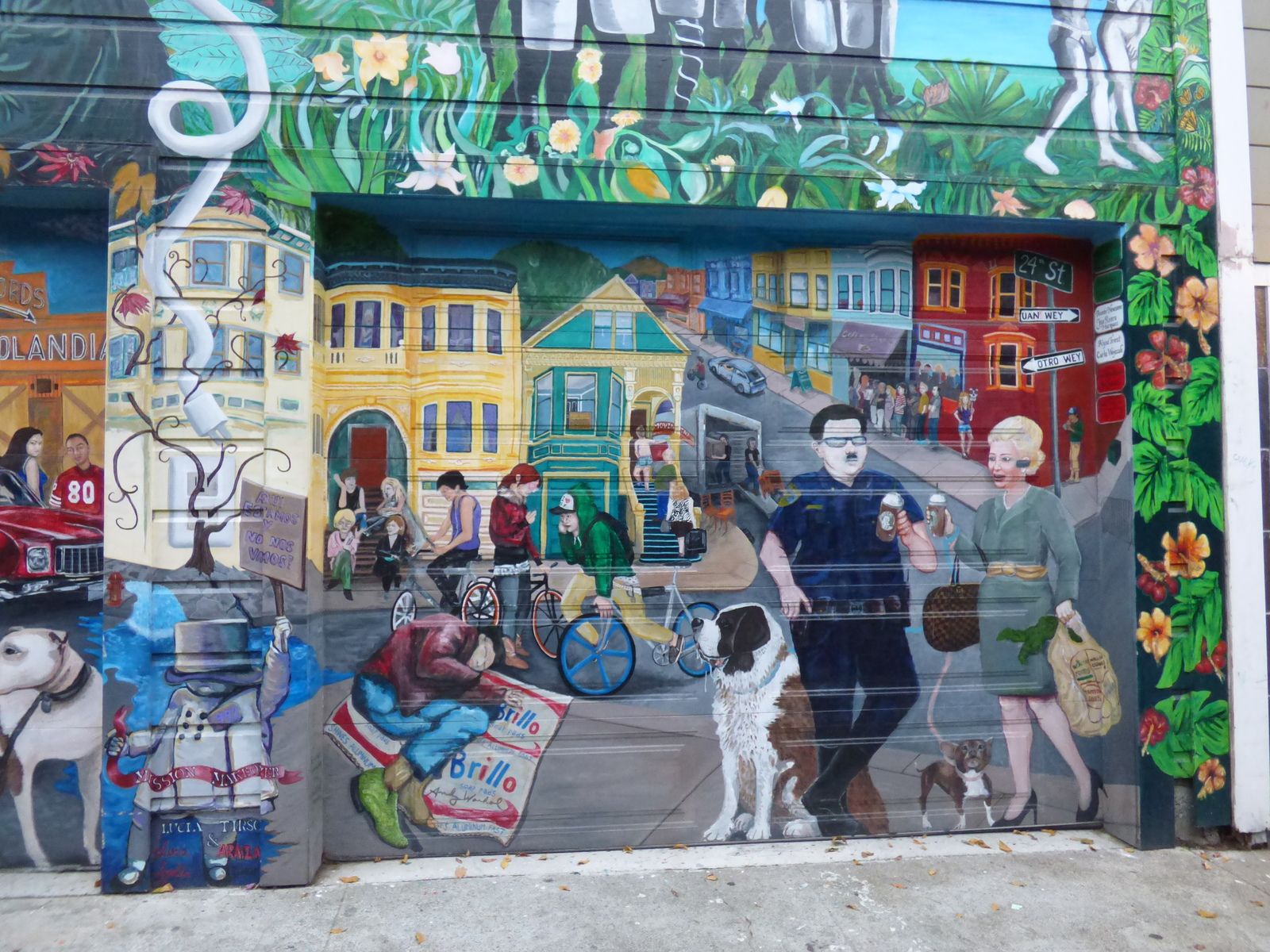 Street art Mission District San Francisco