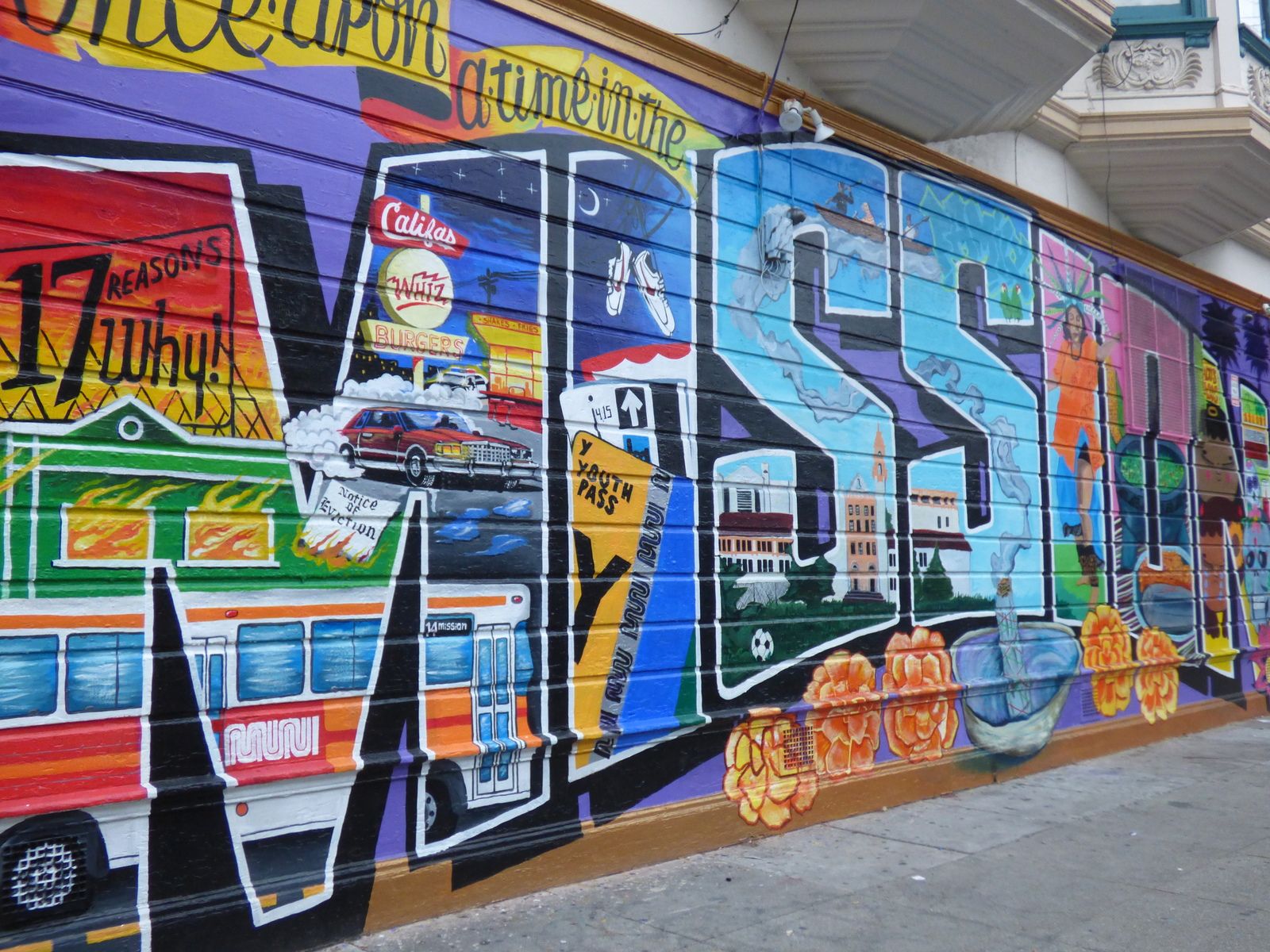 Street art Mission District San Francisco