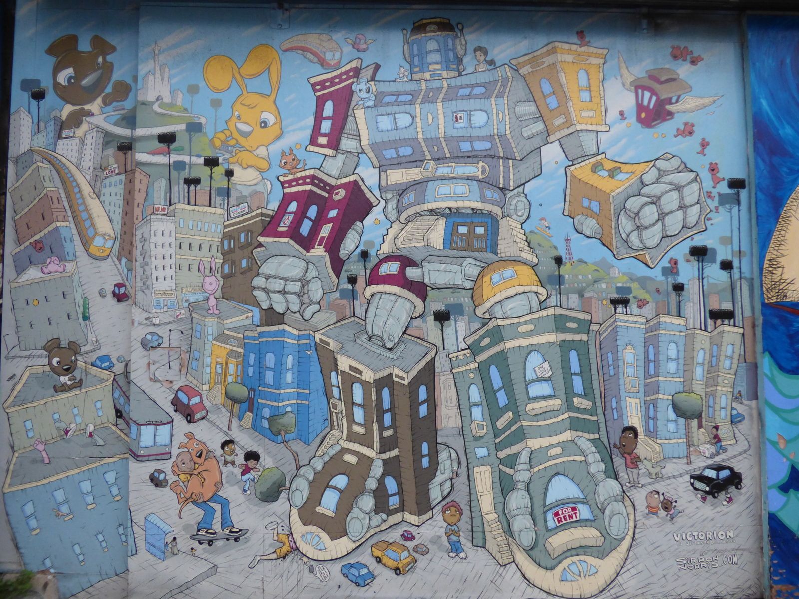 Street art Mission District San Francisco