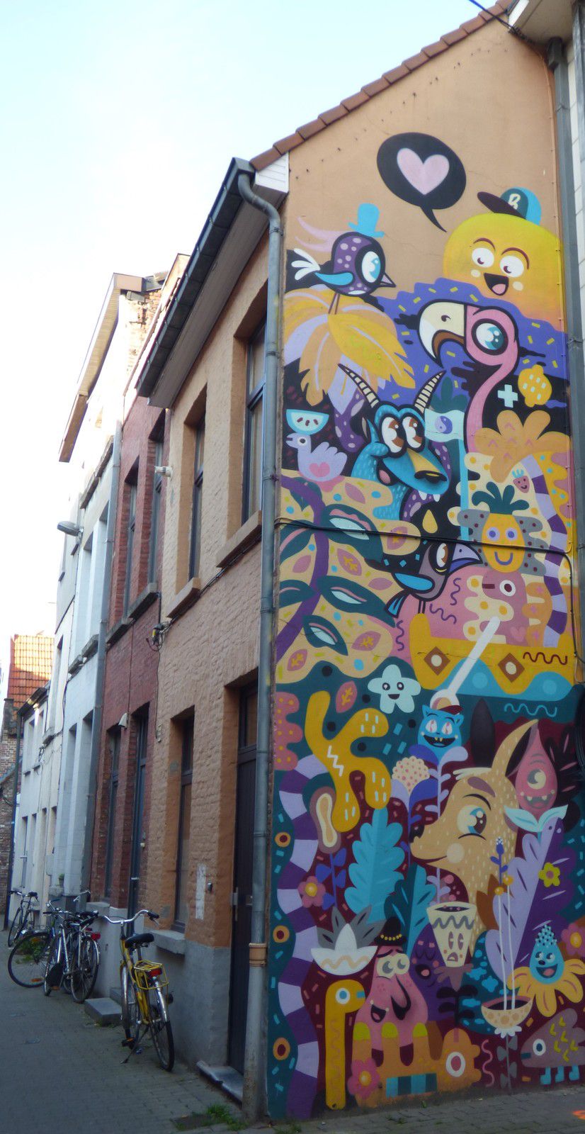Street Art dans les rue de Gand