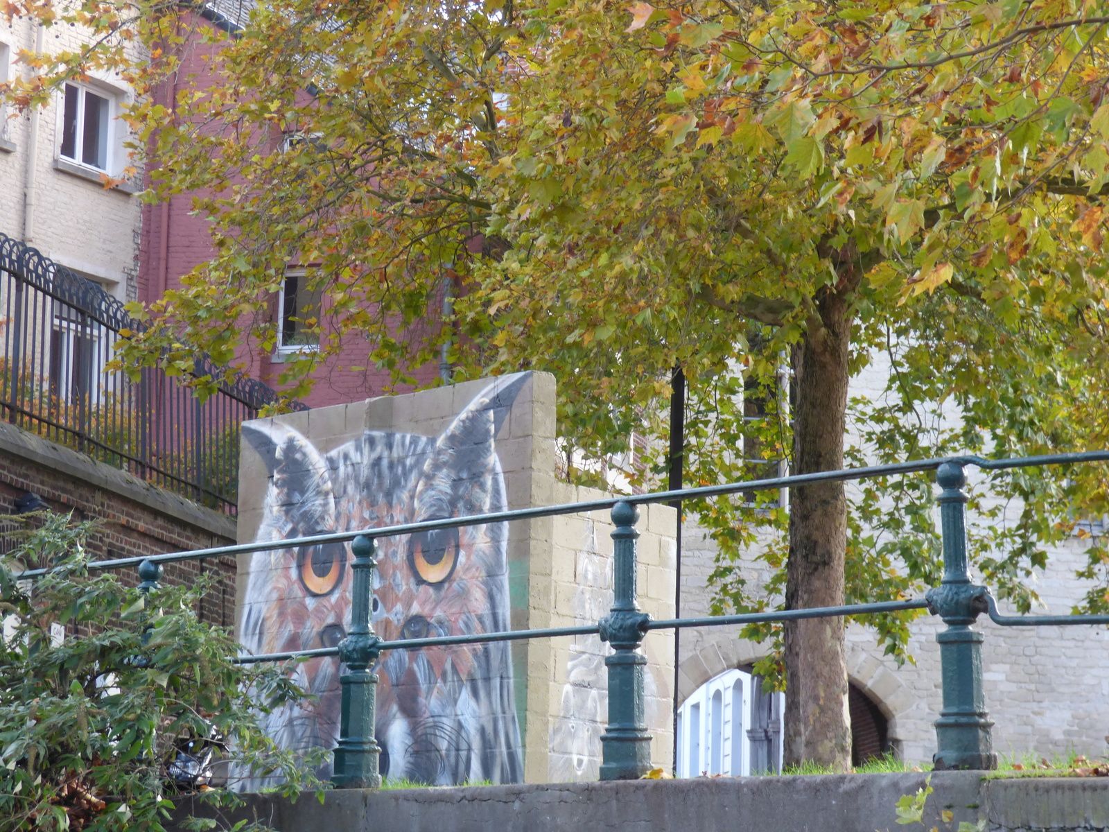 Street art au fil de canaux de Gand