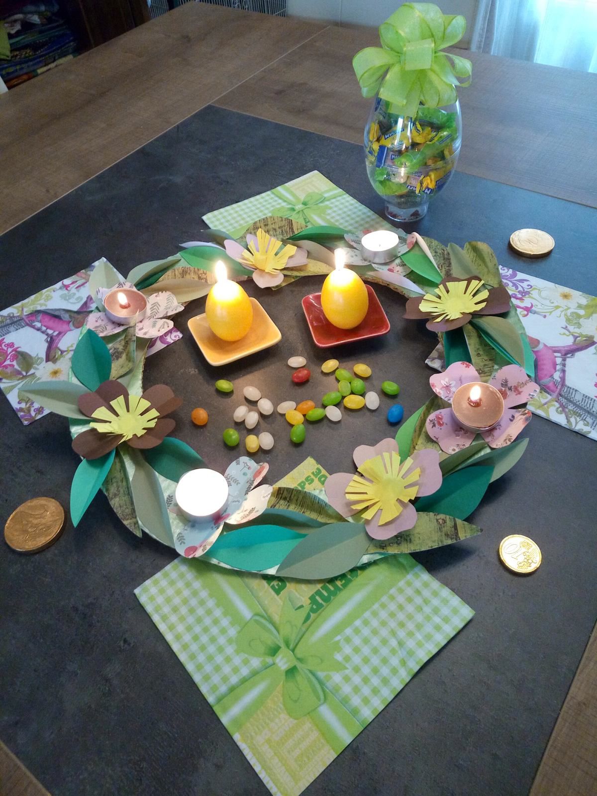 Bricolage Centre de table de Pâques