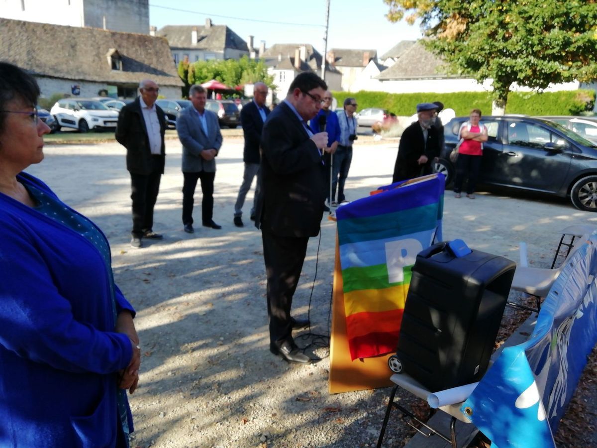 cérémonie de l'arbre de la Paix d'Argentat-sur-Dordogne 20 septembre 2019