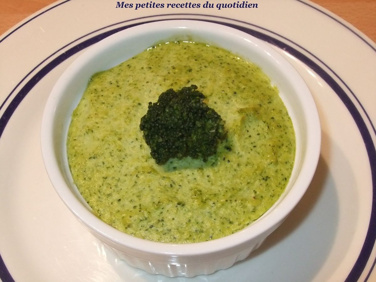 Flans de brocolis thermomix ou pas Mes petites recettes du quotidien