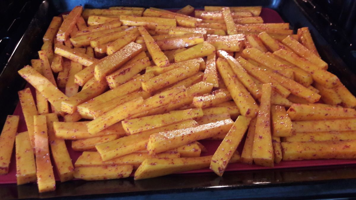 Frites de butternut au paprika - Mes petites recettes du quotidien