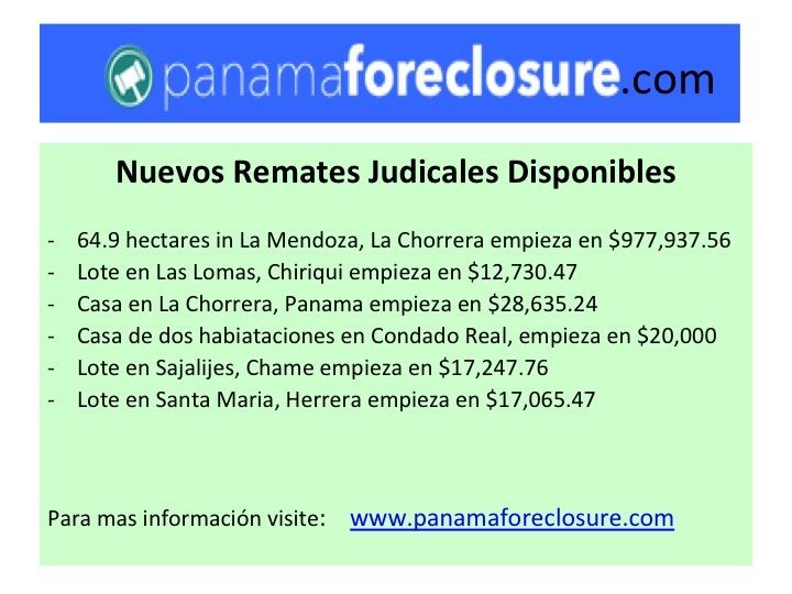 casas reposeidas en panama