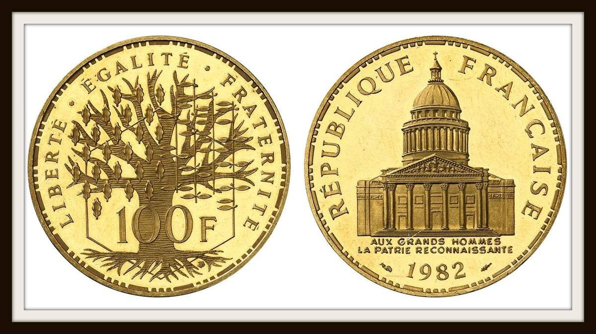 Pièce 100 Francs Argent 1982 Panthéon Valeur LES PIÈCES EN ARGENT // 100 FRANCS ARGENT - UN MONDE DE FOUS
