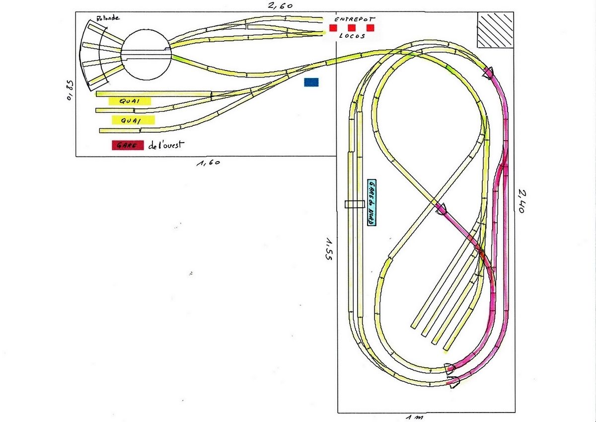 échelle Ho Plan Circuit Train Electrique Ho Construction du premier réseau HO - Le p'tit train de Jicé