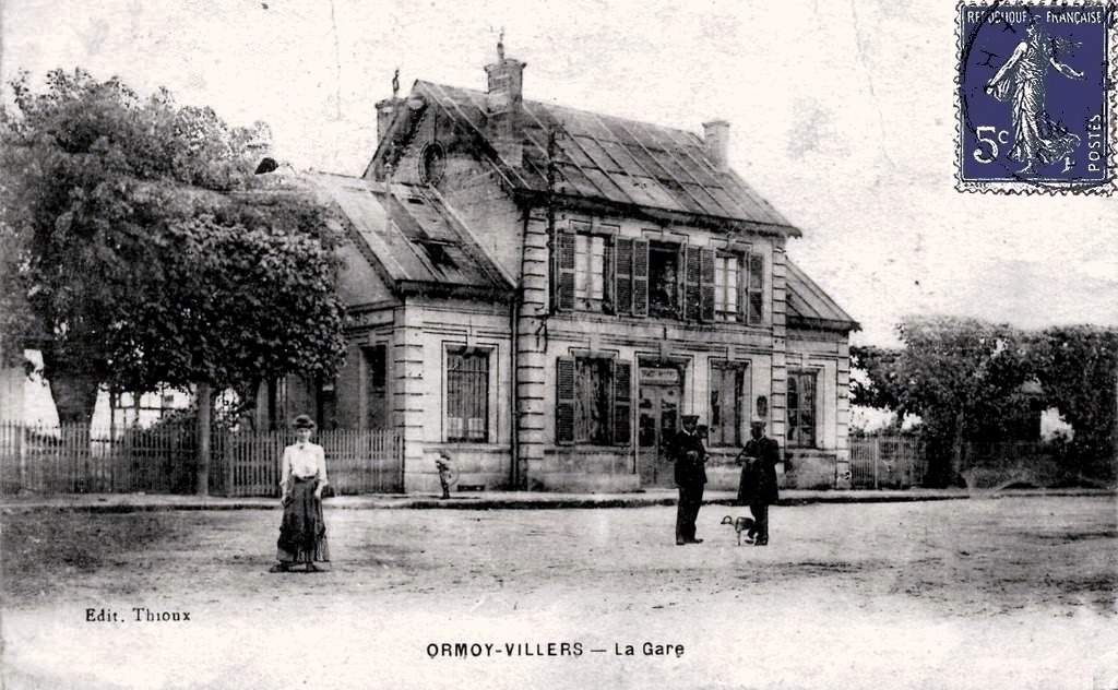 CP gare de Ormoy-Villers (Oise)