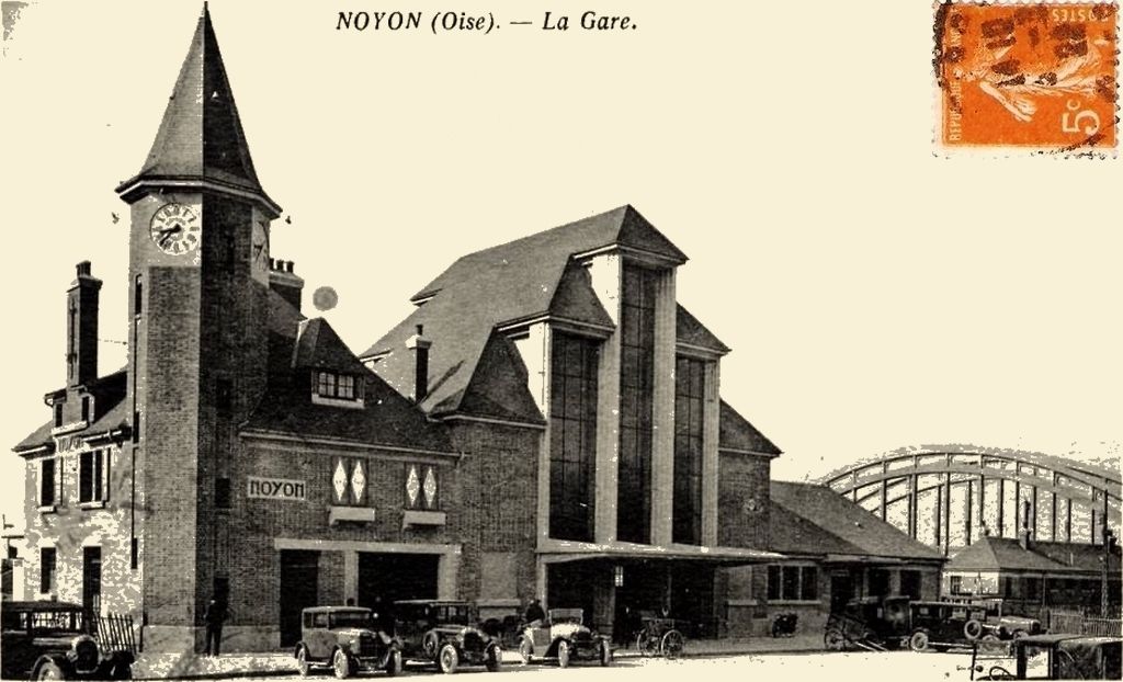 CP gare de Noyon (Oise)