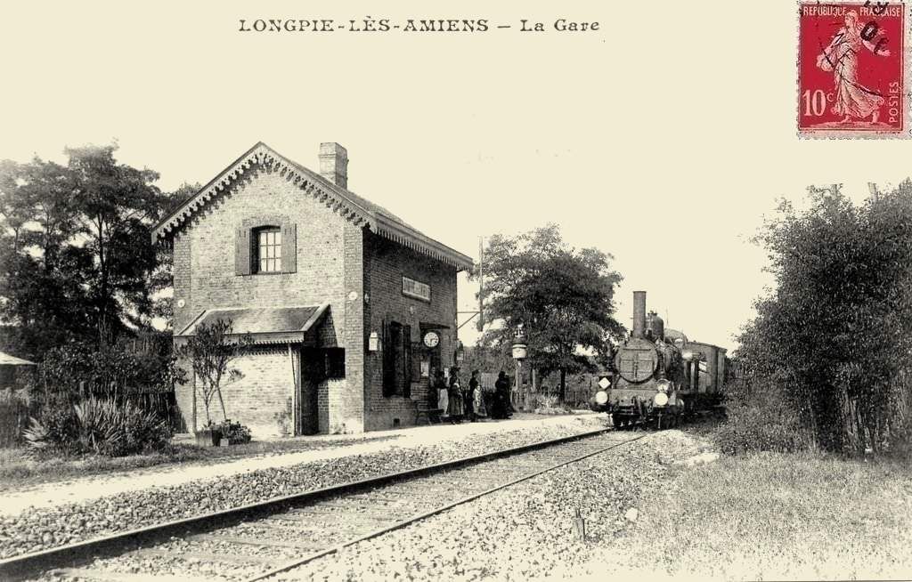 CP gare de Longpie-les-Amiens