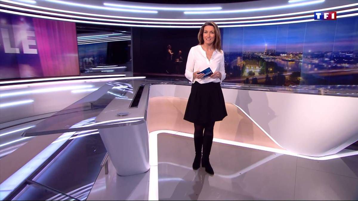Anne-Claire Coudray JT 20H TF1 le 17.12.2016 - Les Caps de TomA