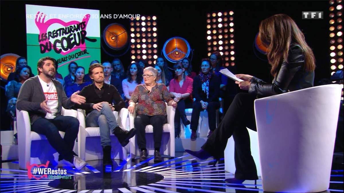Les Restos Du Coeur 2019 Diffusion Tf1 Anne-Claire Coudray Les Restos du Coeur 30 ans d'Amour TF1 le 08.03.