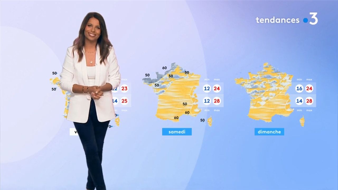 Qui Presente La Meteo Sur France 3 Myriam Seurat Météo France 3 le 01.07.2020 - Les Caps de TomA