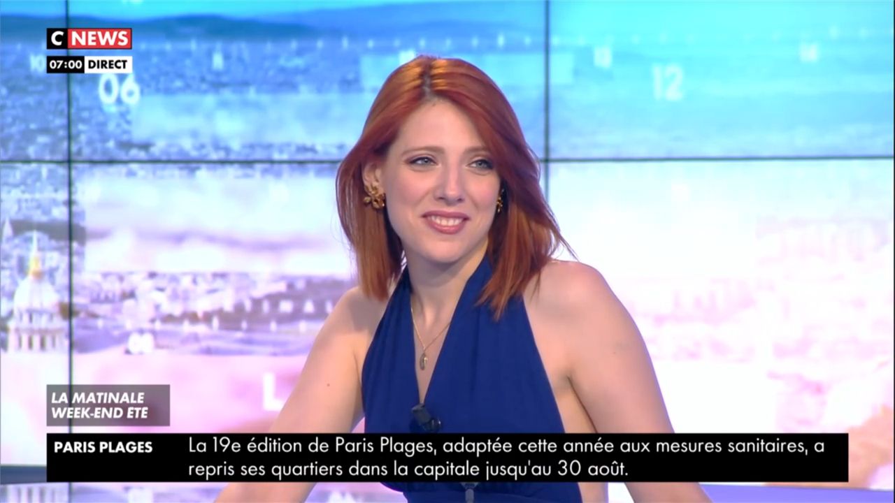 Claire Delorme La Matinale Weekend CNews le 19.07.2020 - Les Caps de TomA