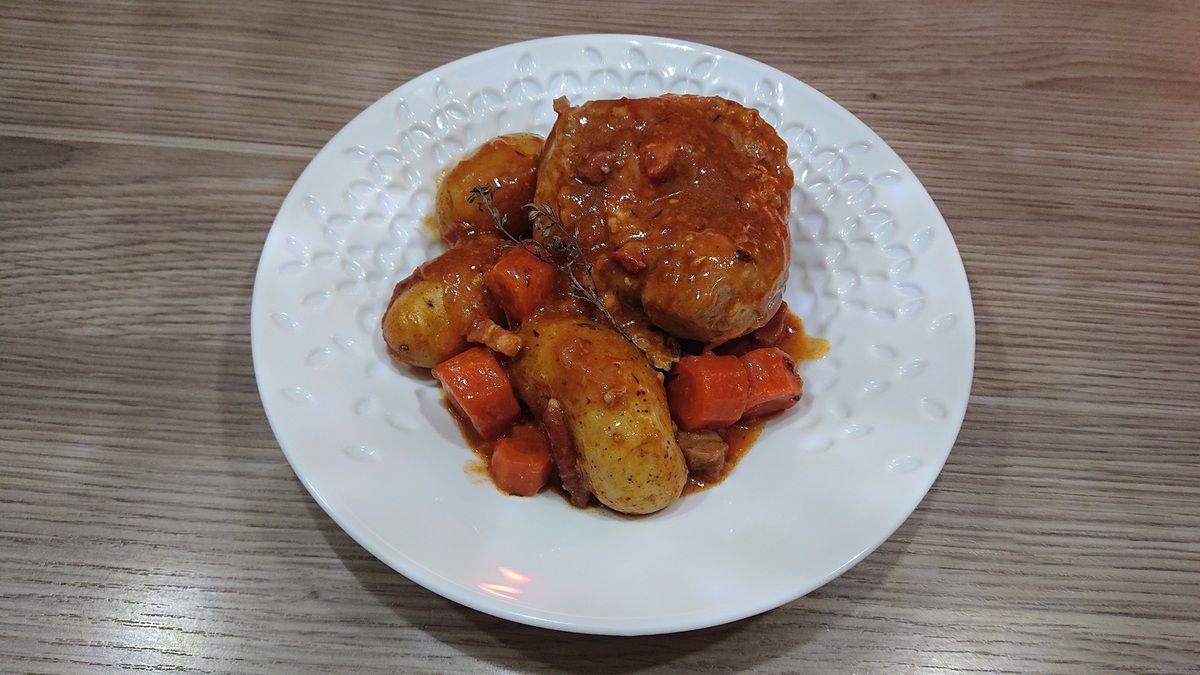 Osso bucco de dinde au cookéo - Un Délice de Cacahuètes