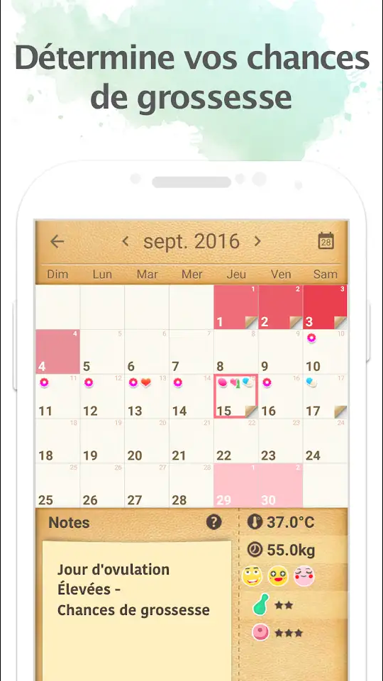 Avis] L'application Suivi des Règles & Ovulation - Ado dans ma tete