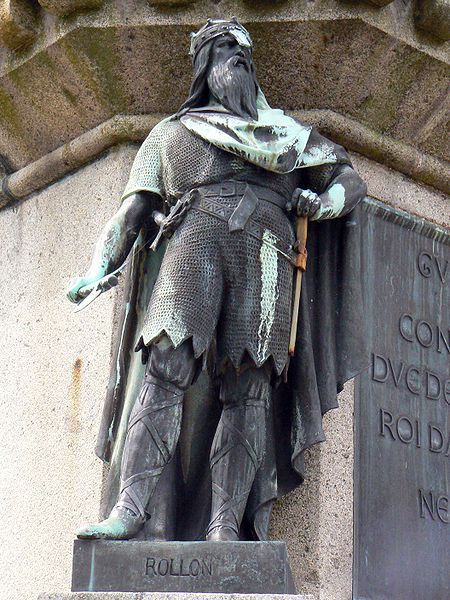 Statue de Rollon à Falaise ( France)_ro
