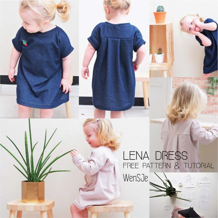 Patron couture gratuit robe enfant