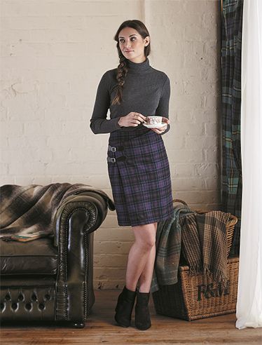patron couture gratuit jupe tartan