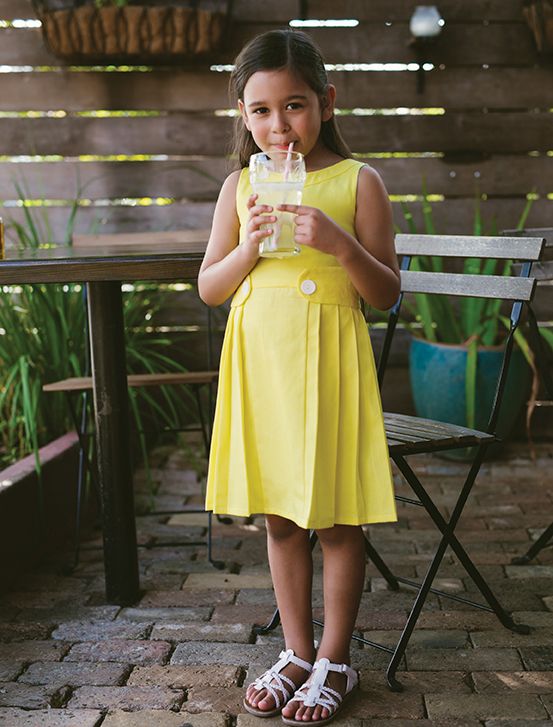 Patron couture gratuit sans tuto robe enfant
