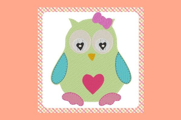Broderie Bebe Hiboux Fille Laine Et Chiffons Broderie Bebe Hiboux Fille Laine Et Chiffons