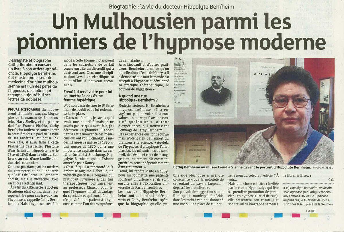 Documents Hippolyte Bernheim Cathy Bernheim, écrivaine/écrivain