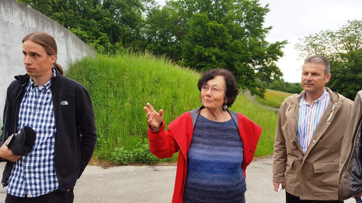 2ème halte au réservoir du Devens au dessus de Bonvillars. Des tuyaux, encore des tuyaux...