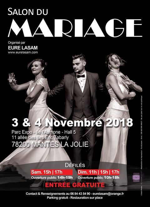 salon du mariage à Mantes la jolie 3&4 novembre 2018