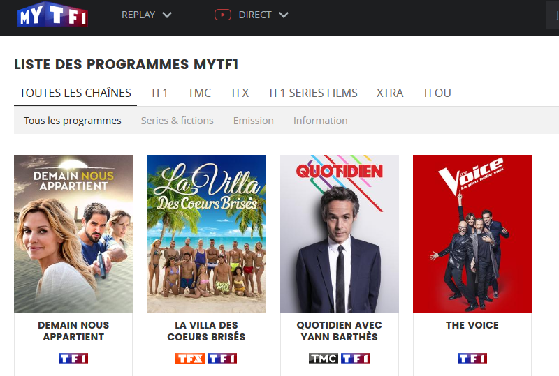 En Direct Le Groupe Tf1 A Coupe Cette Nuit L Acces A Son Replay Pour Toutes