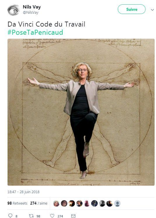La ministre du travail Muriel Pénicaud réagit à la photo de Paris Match