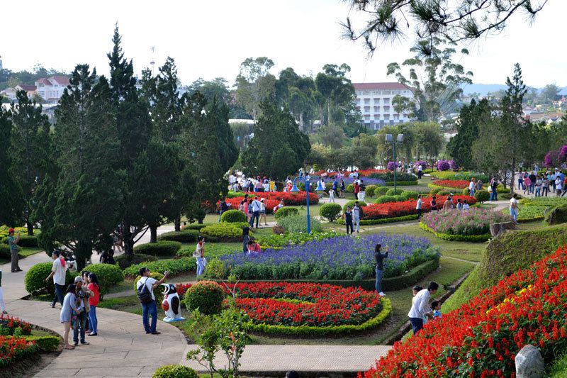 Vườn hoa trung tâm Đà Lạt – điểm đến mà du khách nên ghé qua khi tới Đà Lạt