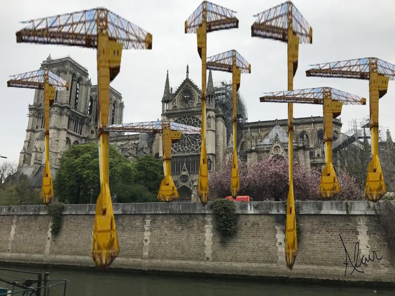 Combien De Morts Pour La Construction De Notre-dame De Paris Notre-Dame en reconstruction. - Robert Alair