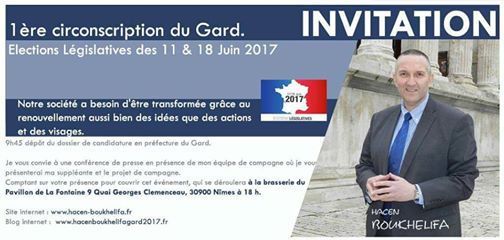 Conférence de presse de lancement de campagne ce jeudi 18 Mai à 18h / Pavillon de la Fontaine Nîmes