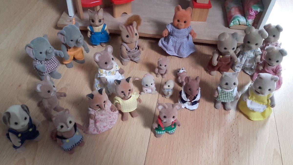 sylvanians, petits malins, années 80, vintage