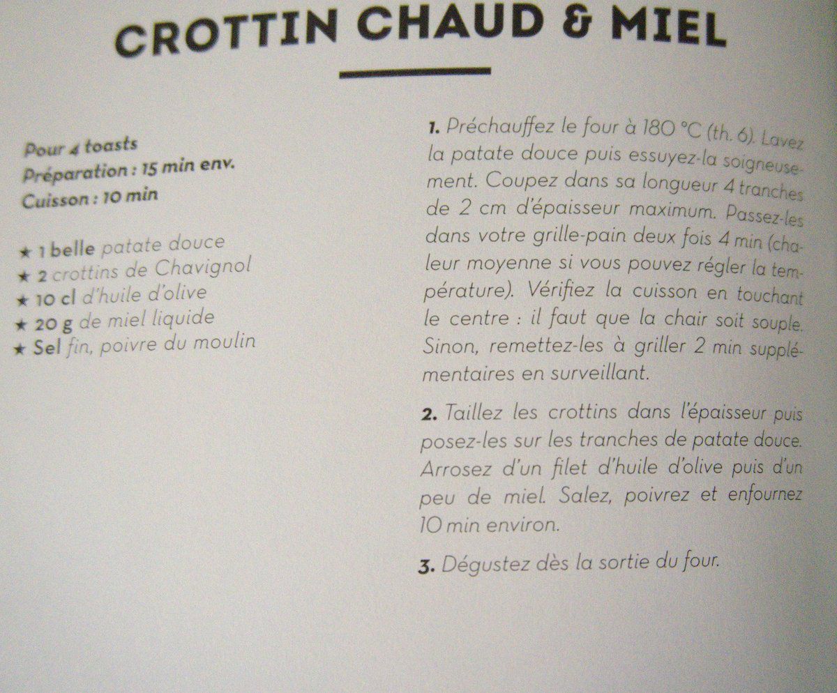 tartine patate douce chèvre et miel