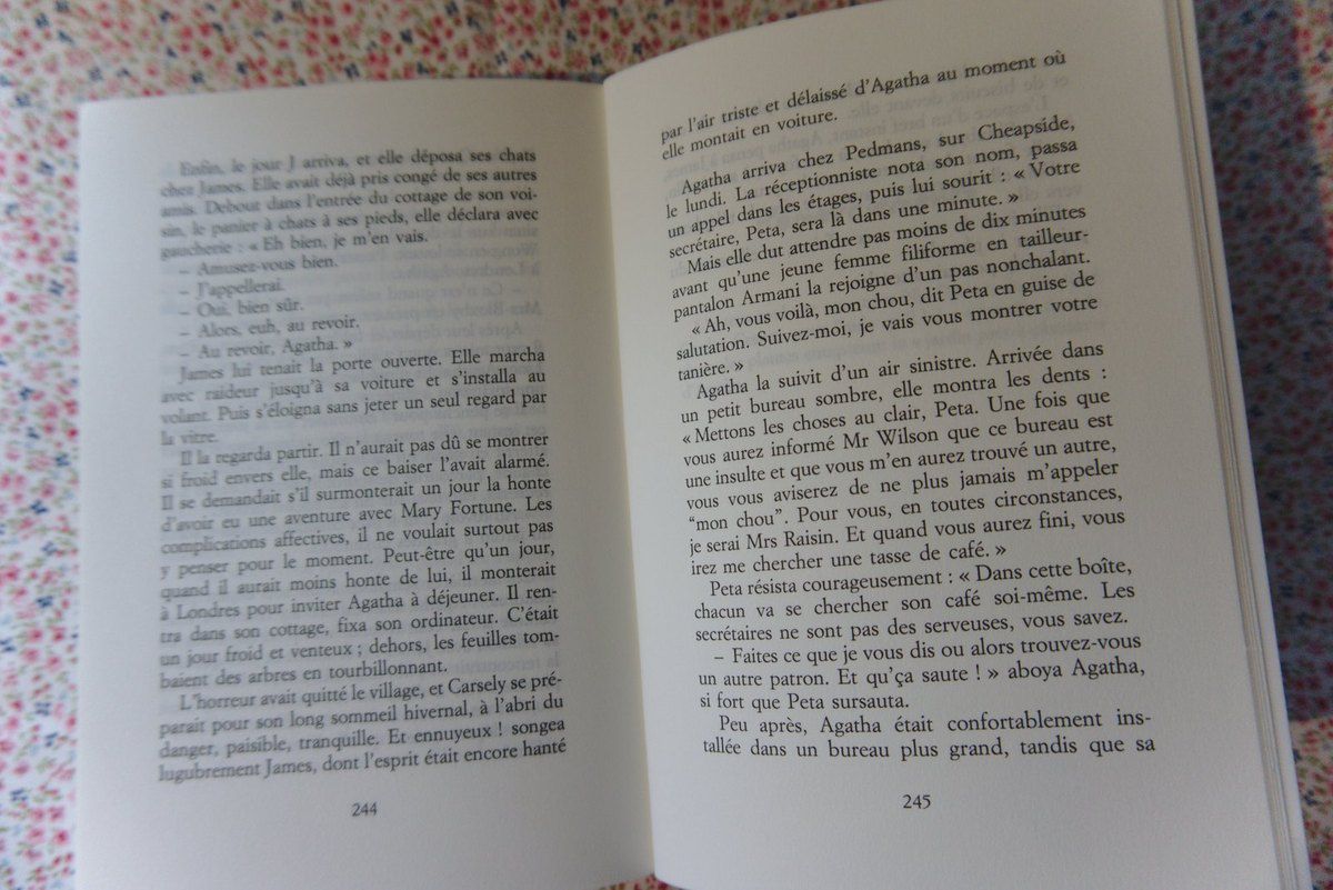 pas de pot pour la jardinière, agatha raisin tome 3, qui s'y frotte s'y pique, pudding aux dattes et caramel