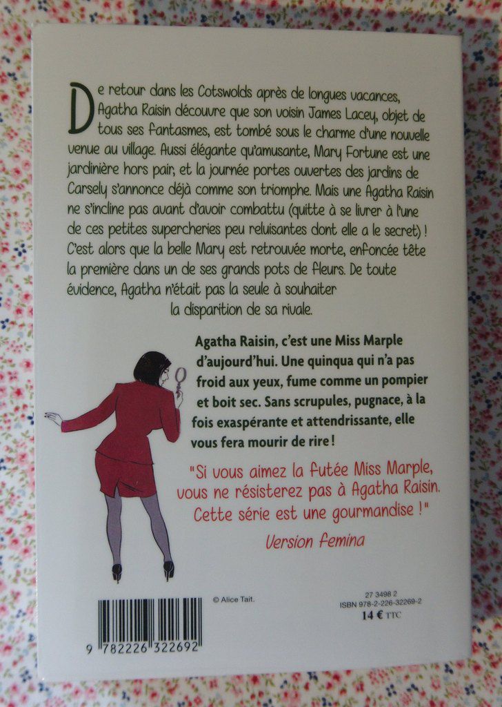 agatha raisin, qui s'y frotte s'y pique, tome 3, pas de pot pour la jardinière, pudding dattes et caramel