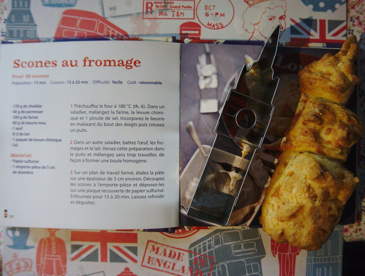 SCONES AU FROMAGE, TEA TIME, RECETTES CUISINE ANGLAISE