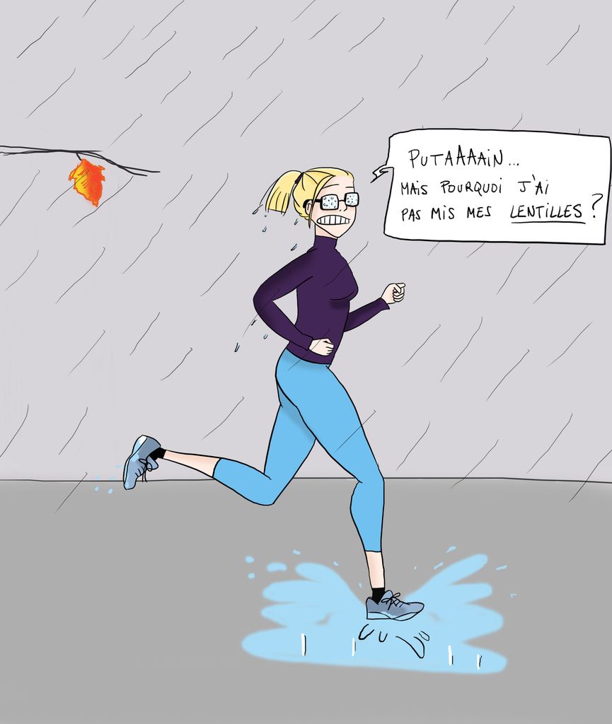 Courir Sous La Pluie A L Aveuglette Alune