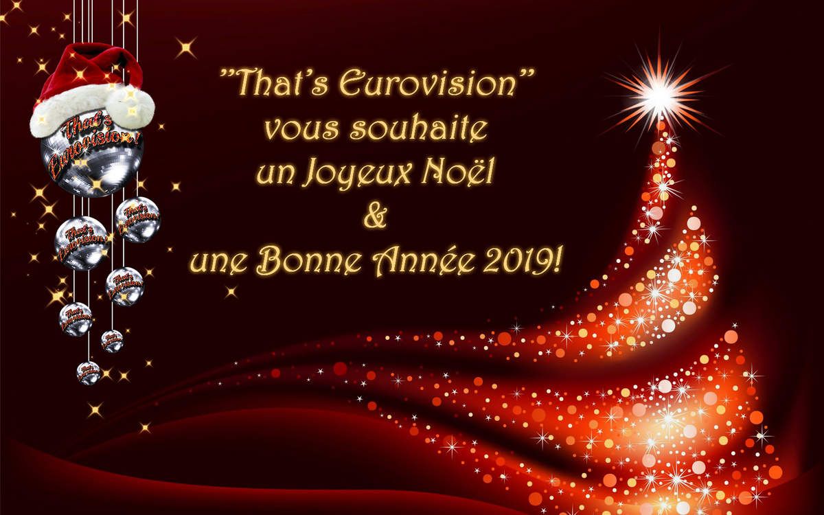Merry Christmas Happy New Year 2019 Thats Eurovision