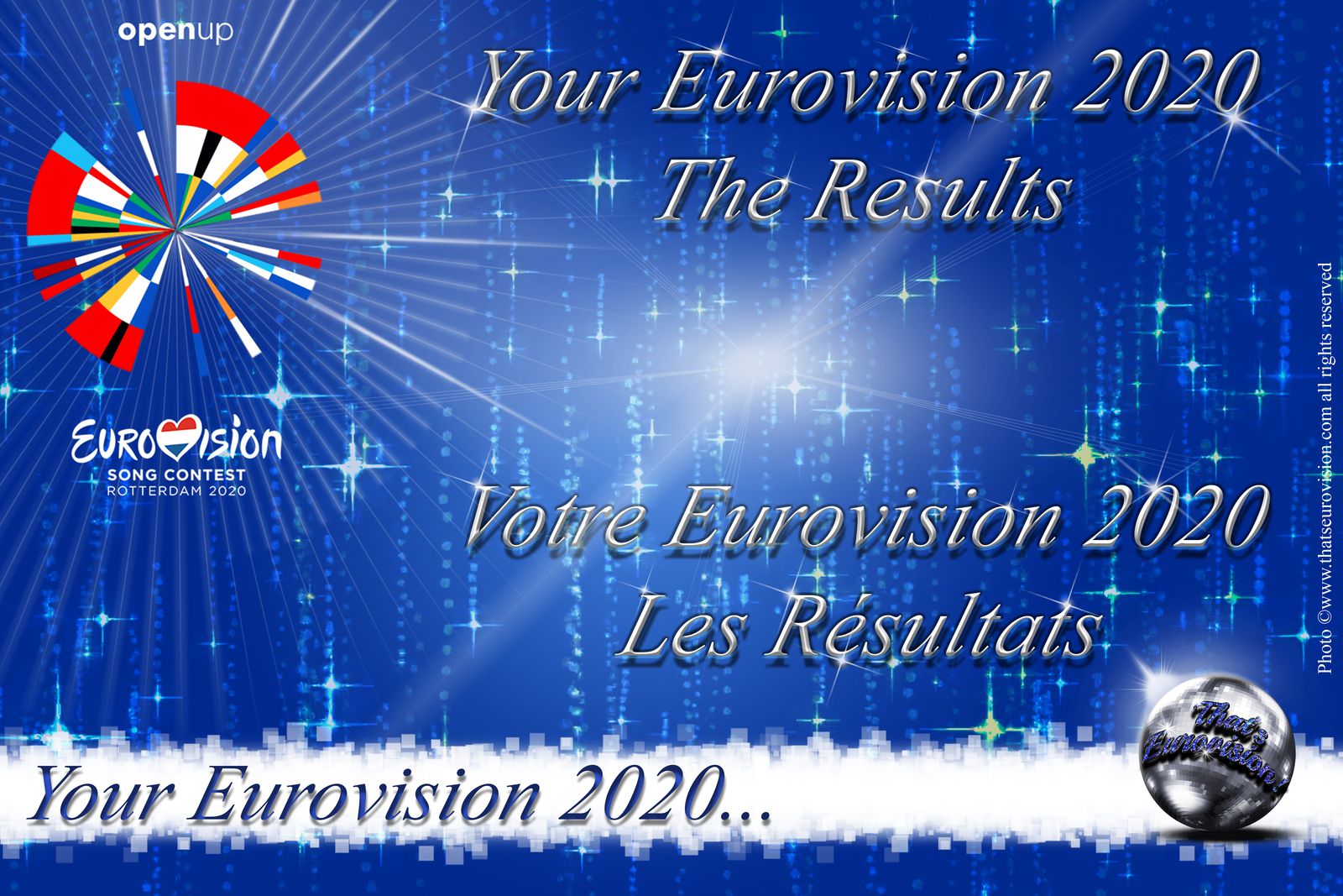 Votre Eurovision 2020 - Les Résultats