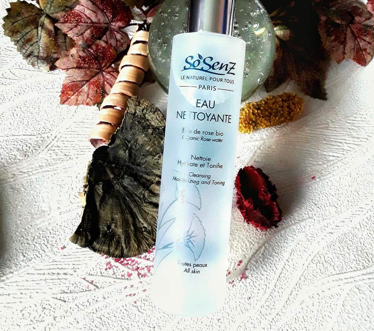 SoSenz eau de rose nettoyante