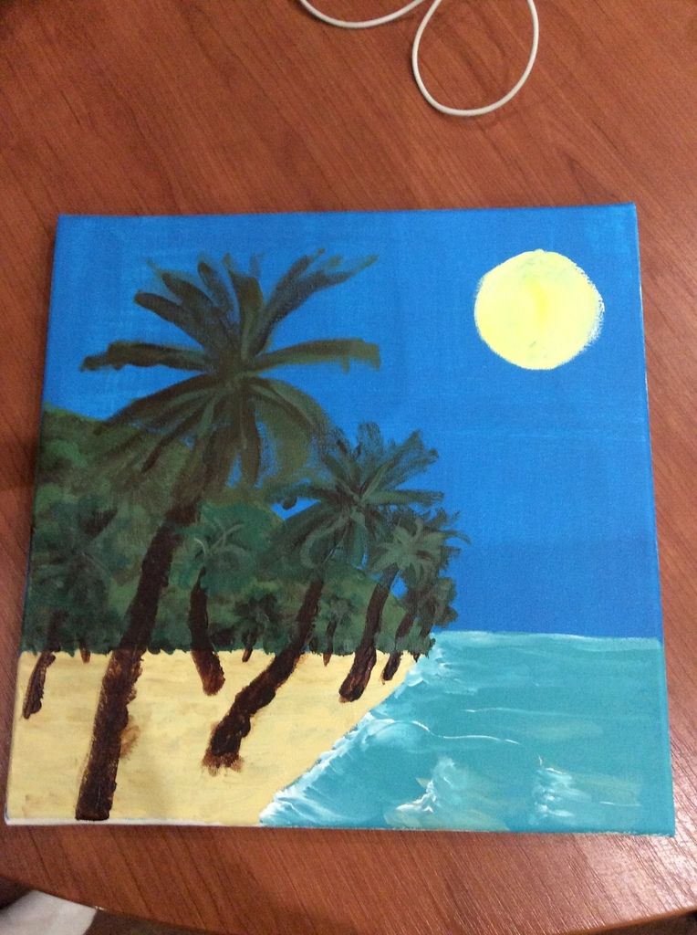 Cocotiers Dans Les Caraïbes Tout En Photos Et En Dessins