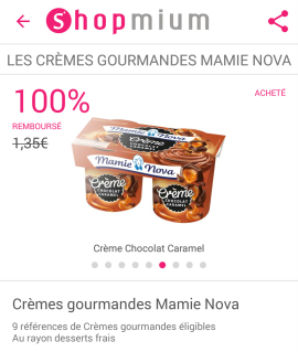 Shopmium  Yaourts Gourmand® Mamie Nova
