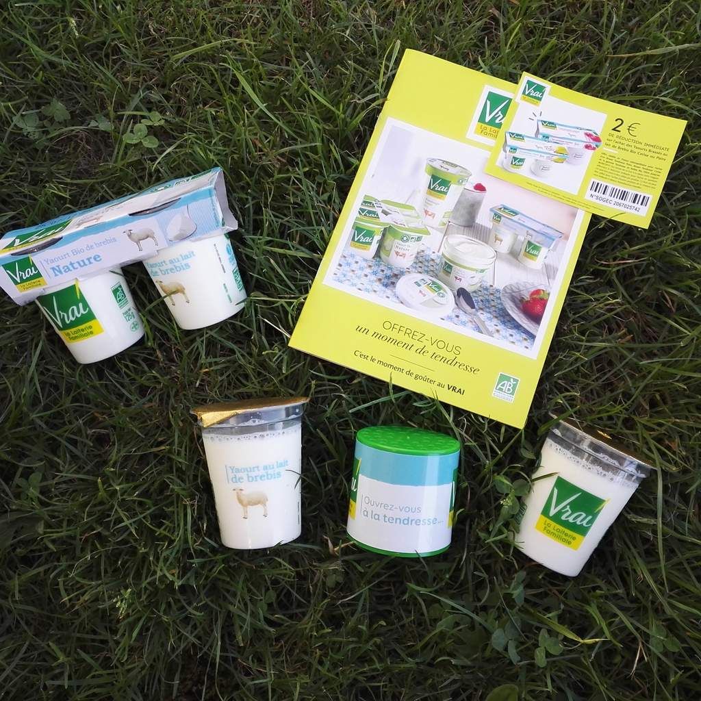 yaourt au lait de brebis, laiterie marque vrai, bio, AB ,agriculture biologique