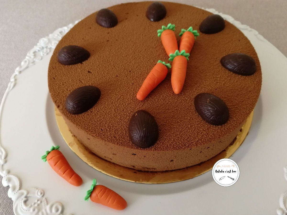 Entremets Au Chocolat Et Crémeux Aux Noisettes Ou Simplement