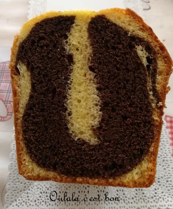 Cake marbré recette de Cyril Lignac Oulala c'est bon