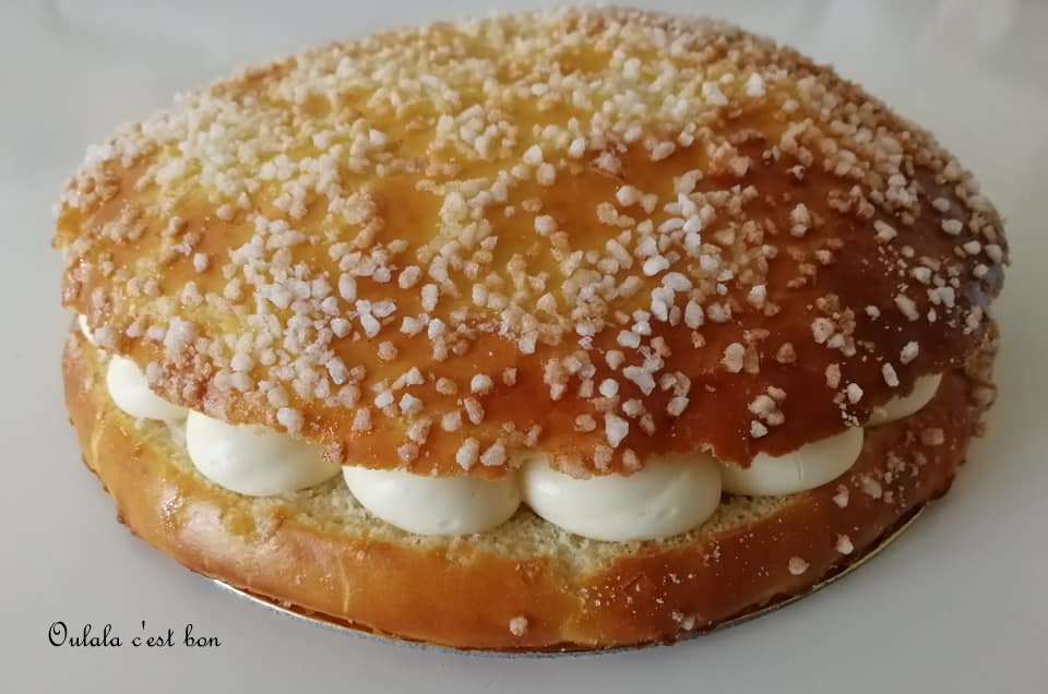 tropezienne brioche saint tropez crème diplomate crème patissiere