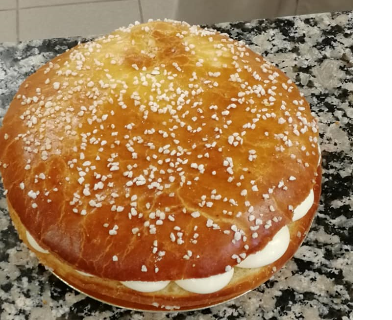 tropezienne brioche saint tropez crème diplomate crème patissiere